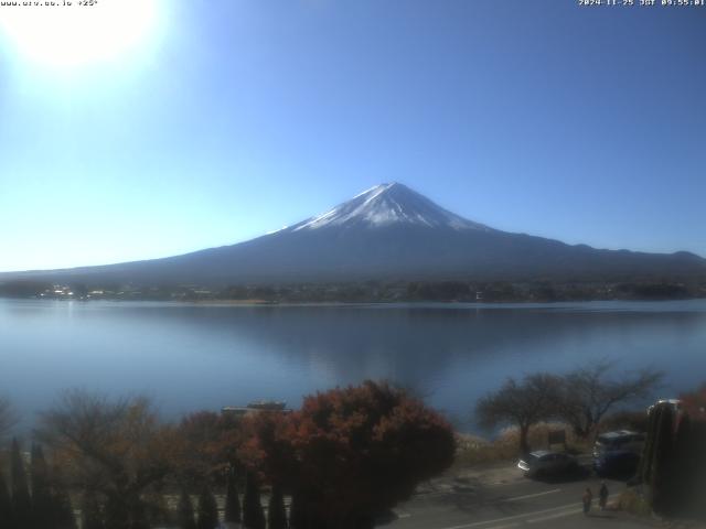 河口湖からの富士山