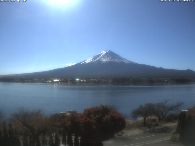 河口湖からの富士山