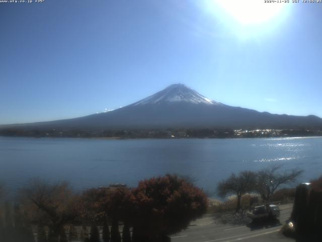 河口湖からの富士山