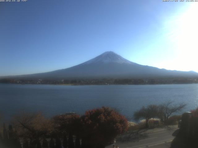 河口湖からの富士山