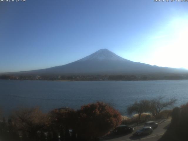 河口湖からの富士山