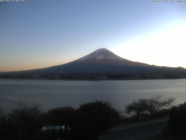 河口湖からの富士山