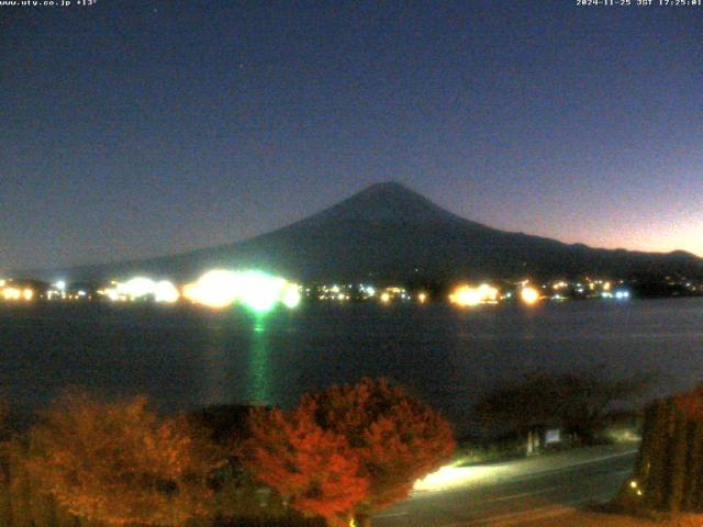 河口湖からの富士山