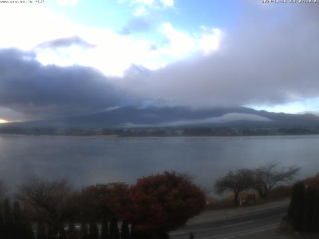 河口湖からの富士山