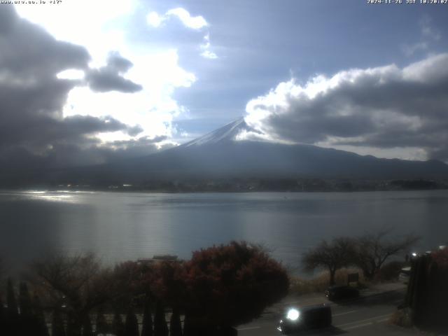 河口湖からの富士山