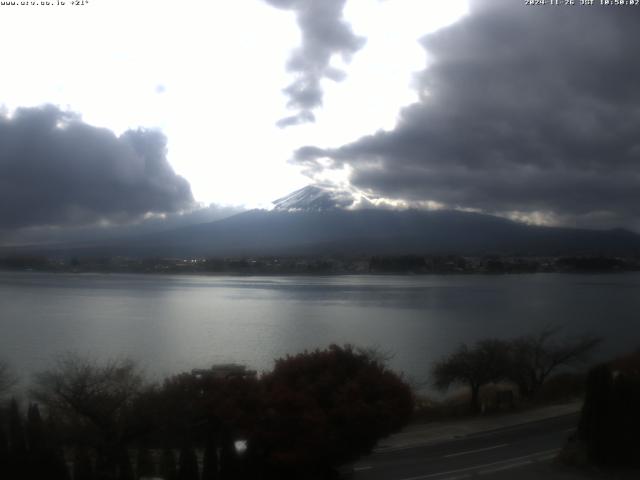 河口湖からの富士山