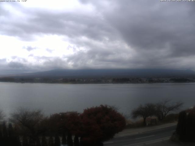 河口湖からの富士山