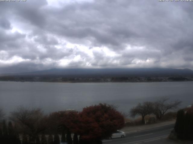 河口湖からの富士山