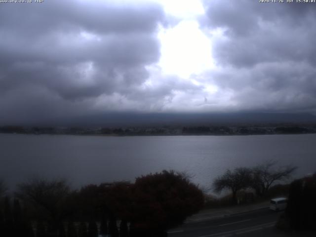 河口湖からの富士山