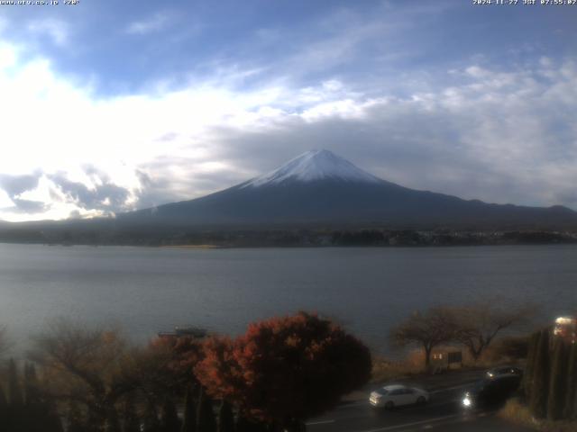 河口湖からの富士山