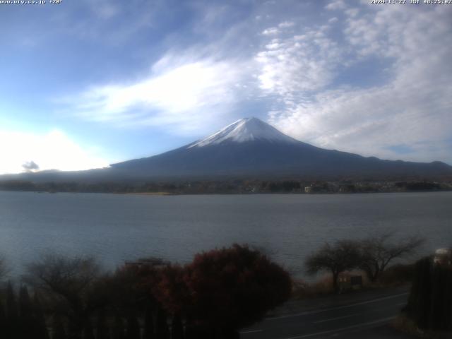 河口湖からの富士山