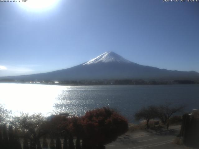 河口湖からの富士山