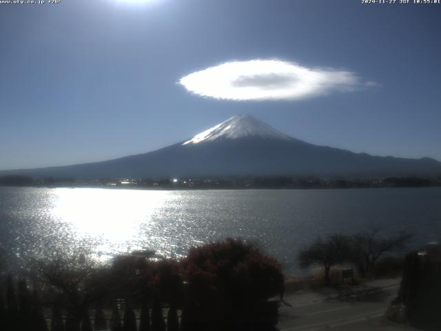 河口湖からの富士山