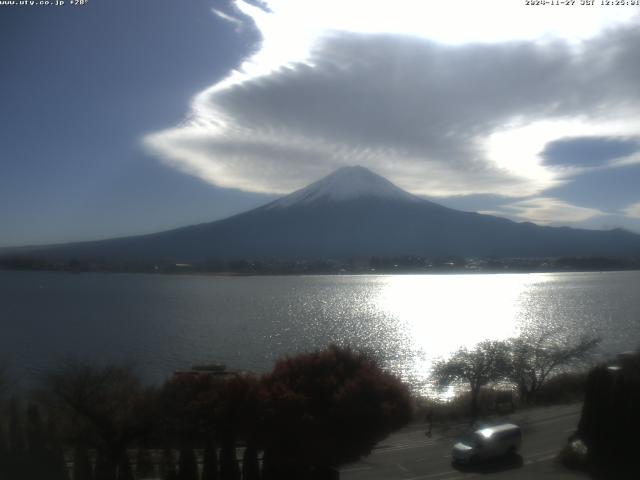 河口湖からの富士山