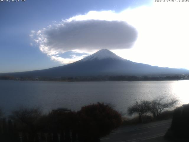 河口湖からの富士山