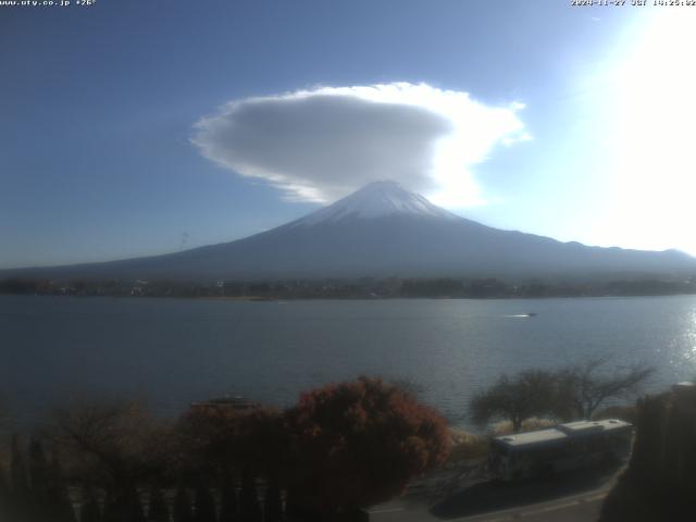 河口湖からの富士山