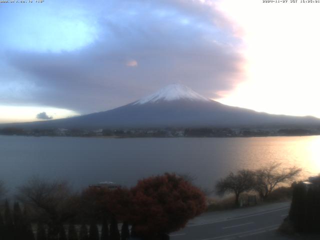 河口湖からの富士山