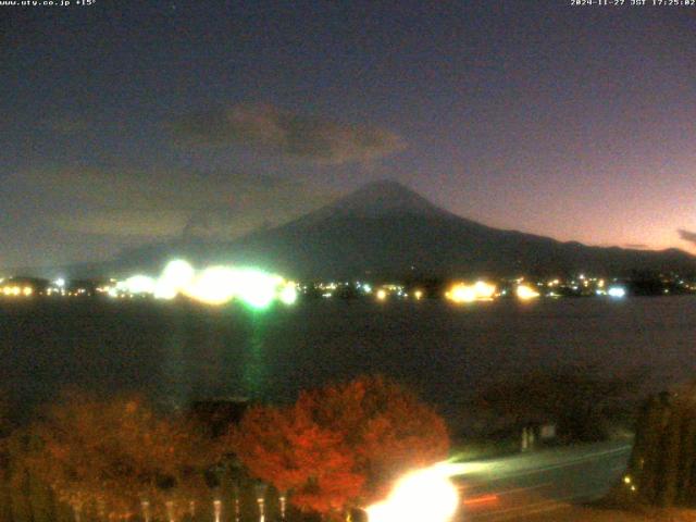 河口湖からの富士山