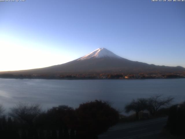 河口湖からの富士山