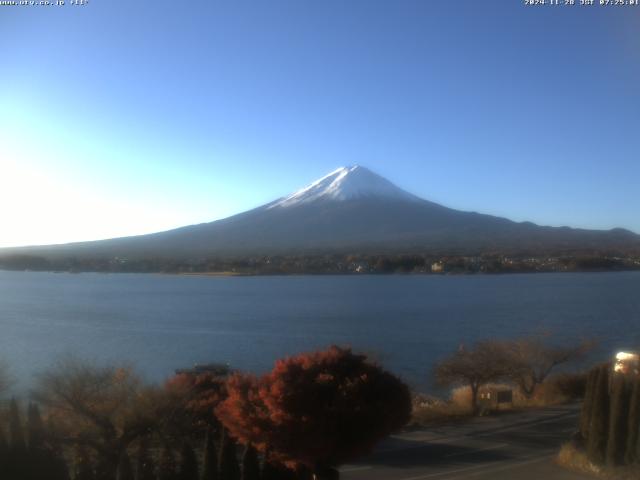 河口湖からの富士山