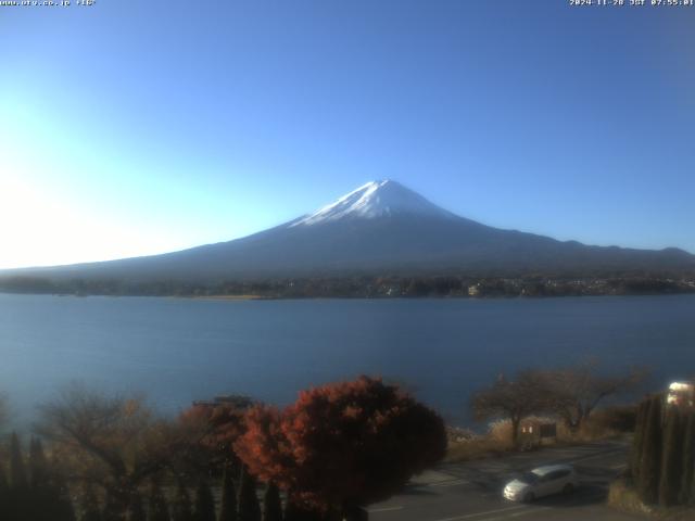 河口湖からの富士山