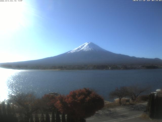 河口湖からの富士山