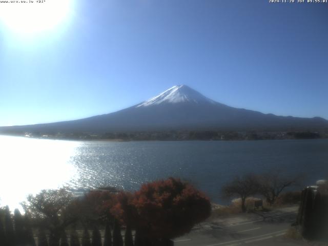 河口湖からの富士山