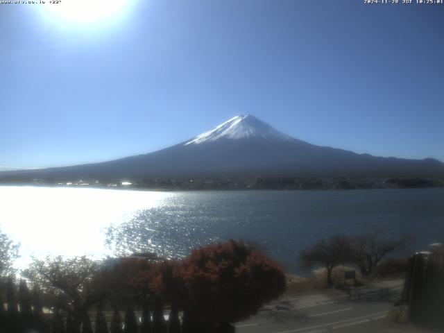 河口湖からの富士山