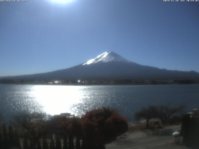 河口湖からの富士山