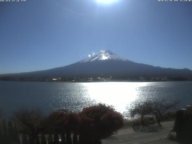 河口湖からの富士山