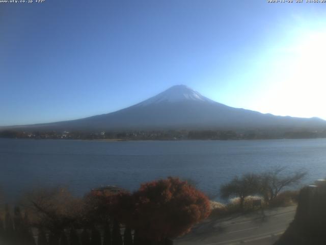 河口湖からの富士山