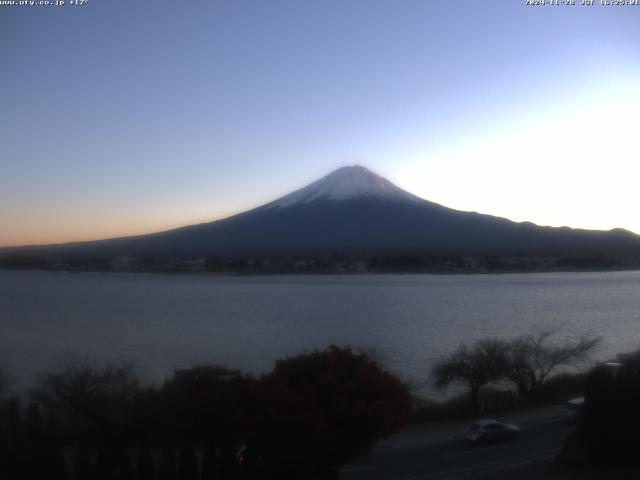 河口湖からの富士山