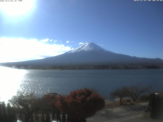 河口湖からの富士山