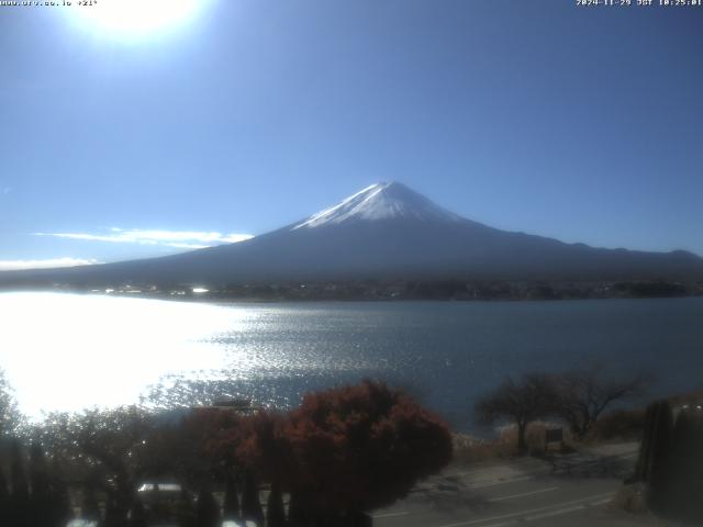 河口湖からの富士山