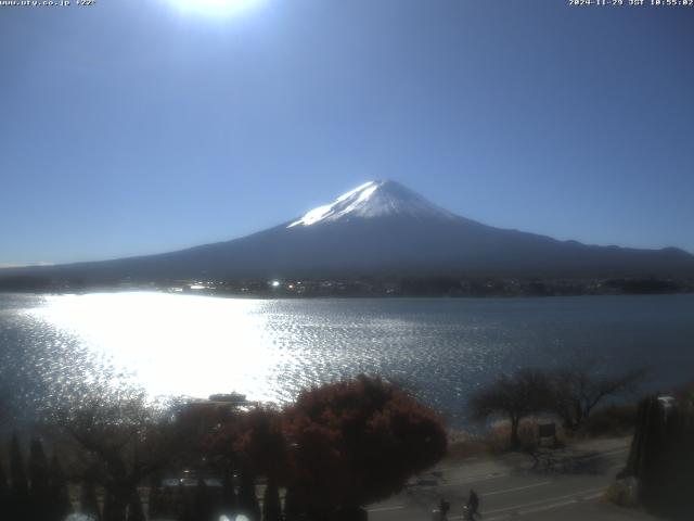 河口湖からの富士山