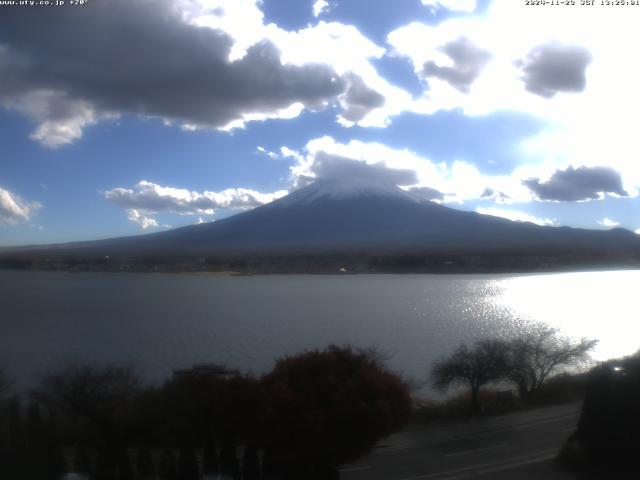 河口湖からの富士山