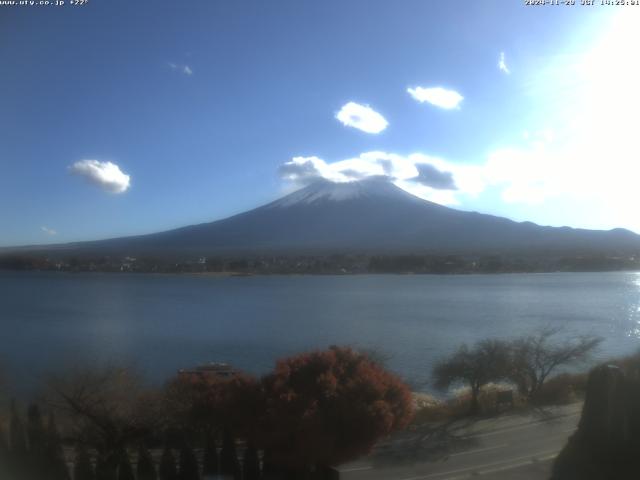 河口湖からの富士山