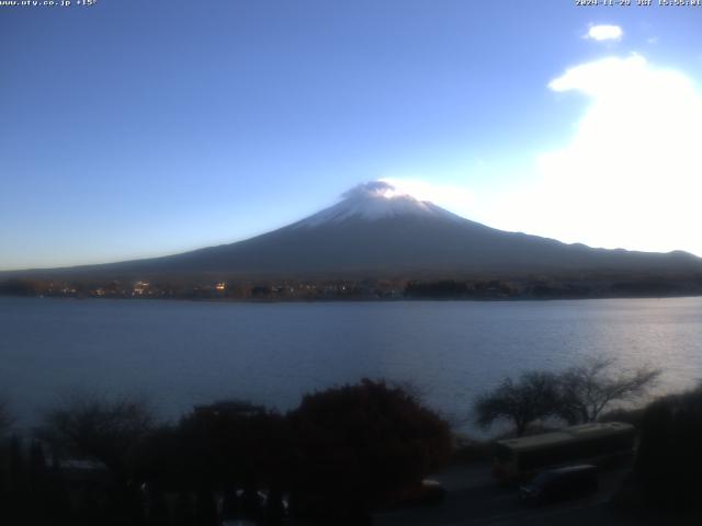 河口湖からの富士山