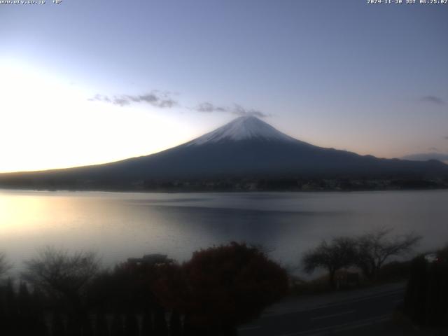 河口湖からの富士山