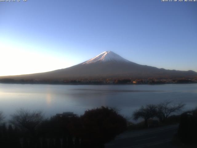 河口湖からの富士山