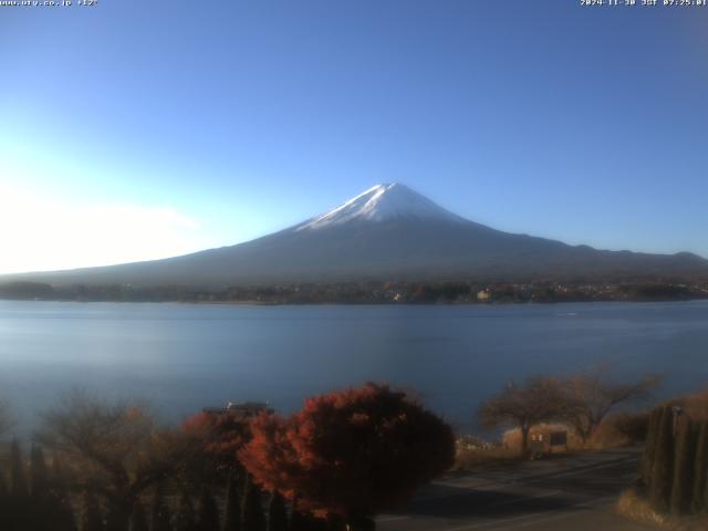 河口湖からの富士山