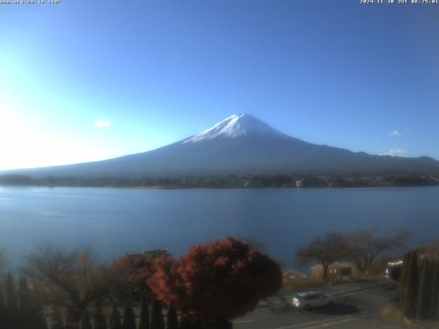 河口湖からの富士山