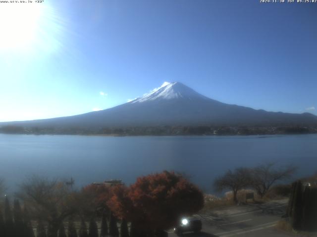 河口湖からの富士山