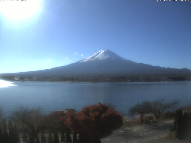 河口湖からの富士山