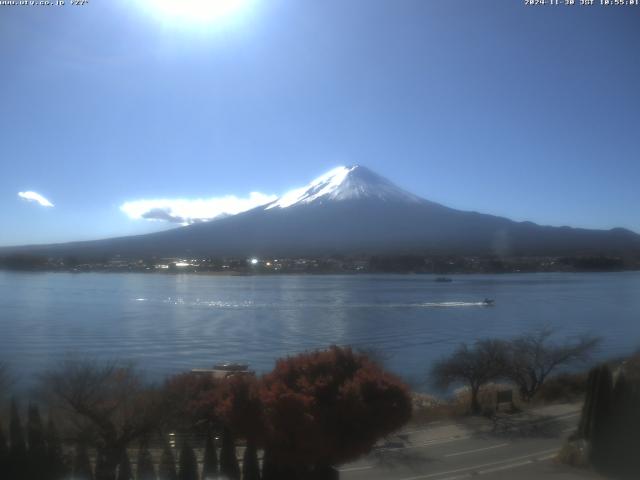 河口湖からの富士山