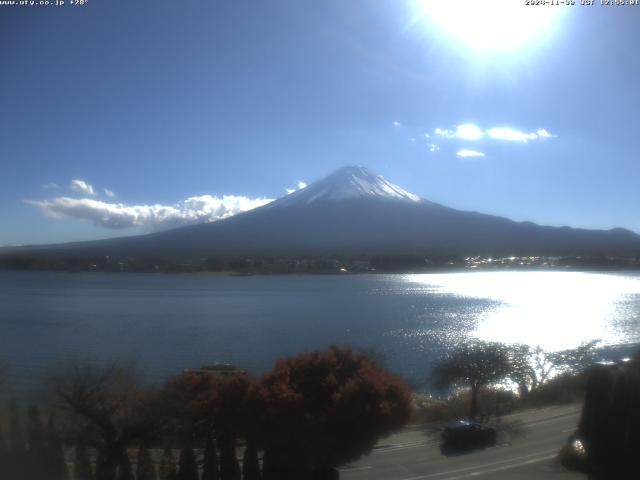 河口湖からの富士山