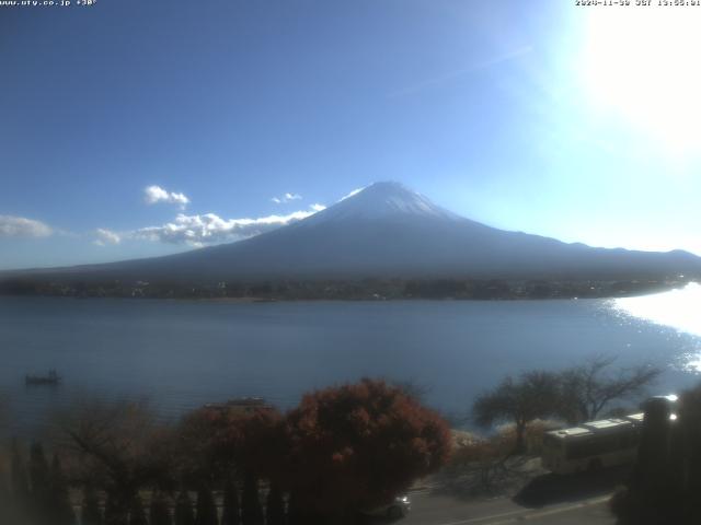 河口湖からの富士山