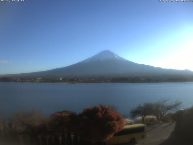 河口湖からの富士山