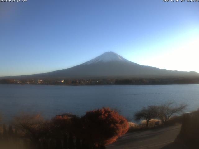 河口湖からの富士山