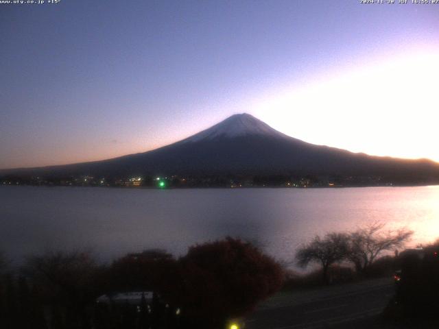 河口湖からの富士山